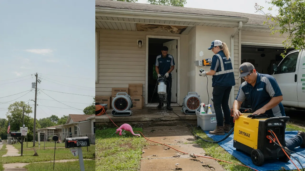 Storm Damage Water Removal in Thackerville, OK near me